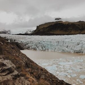 Таяние ледника из-за потепления